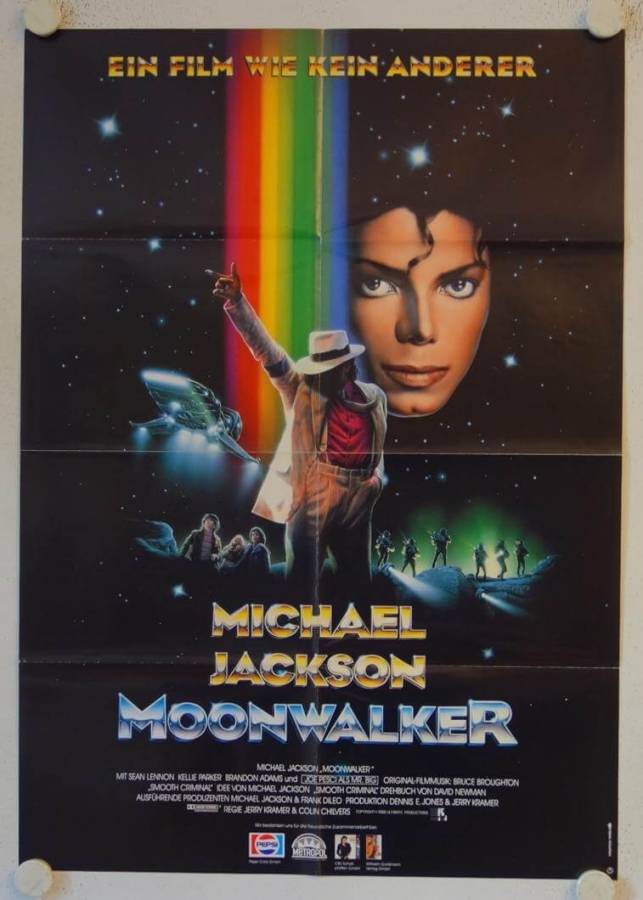 Moonwalker original release german movie poster